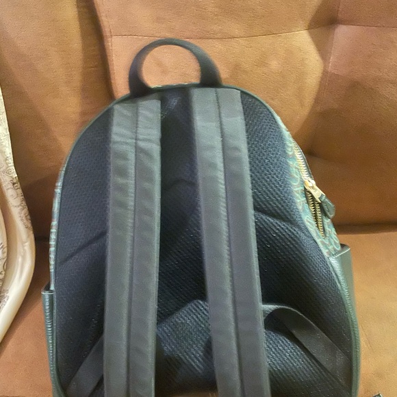 Coach monogram signature green backpack - Picture 5 of 8